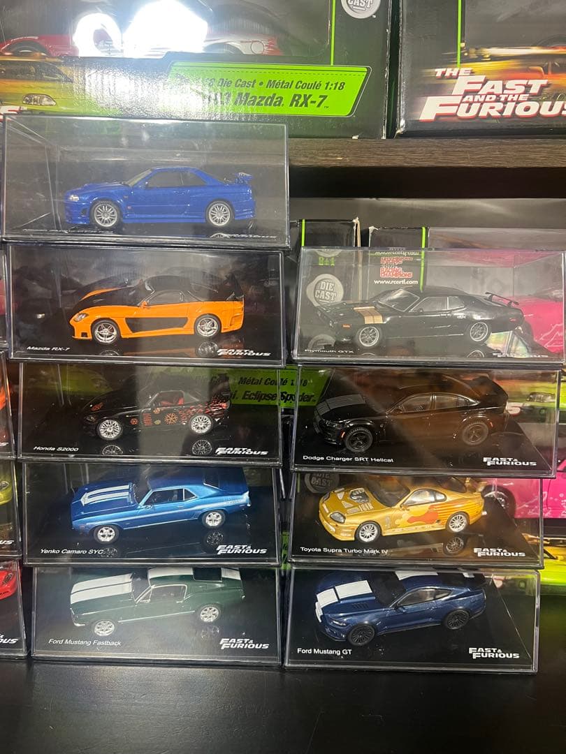 ディアゴスティーニ ワイルドスピード ミニカー 19台