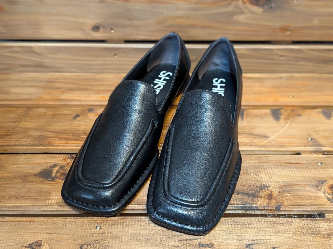 SHISEI シーセイ　シセイ ブラック ローファー　 38