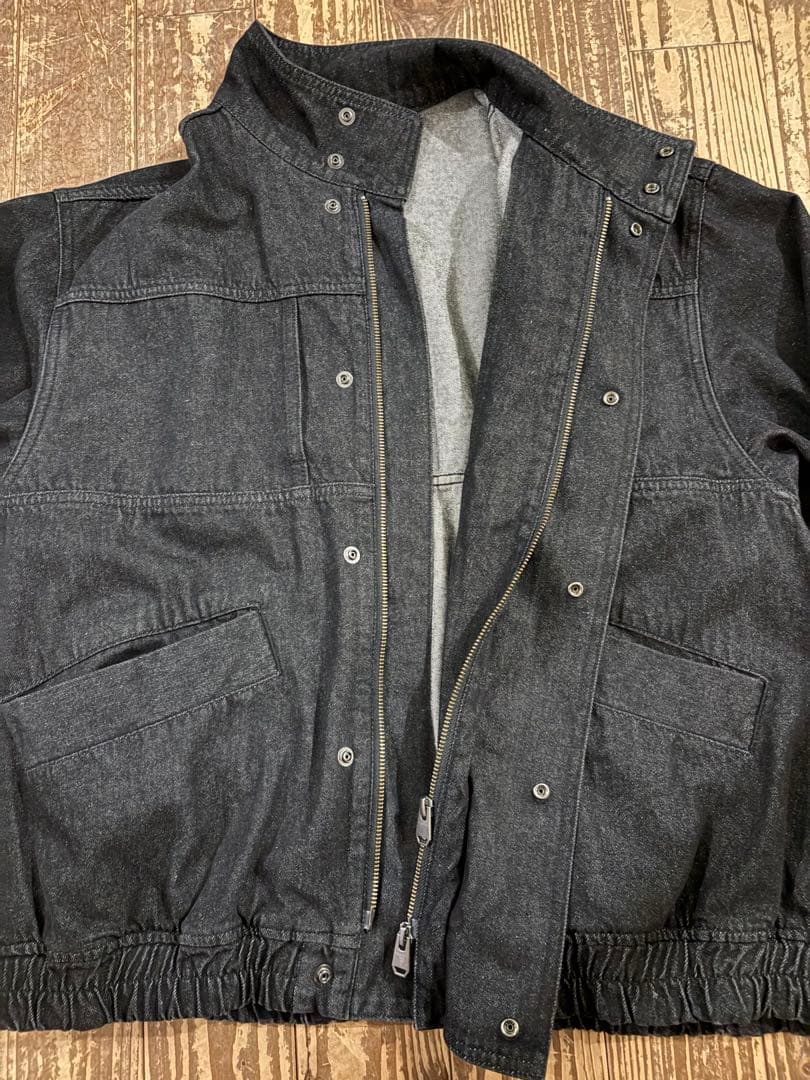 adam et rope デニム ボマージャケット ブラック M