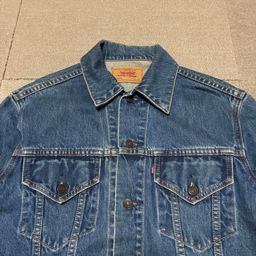 90s リーバイス デニムジャケット 70505 フォース40 香港製
