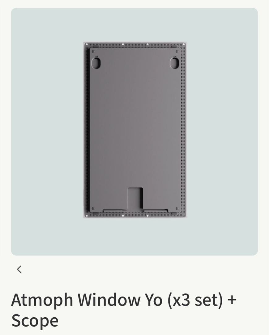 その他 Atmoph Window Yo (x3 set) + Scope