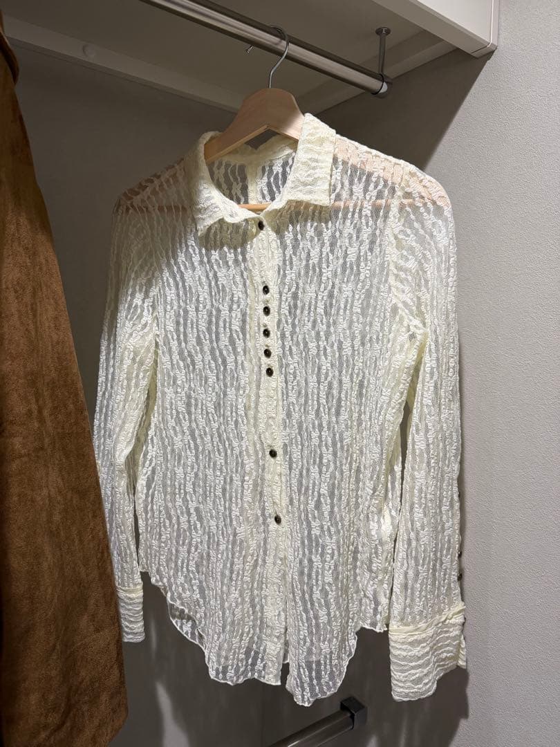 Eaphi TULLE LACE SHIRT長袖シャツ