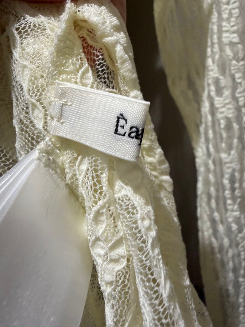 Eaphi TULLE LACE SHIRT長袖シャツ