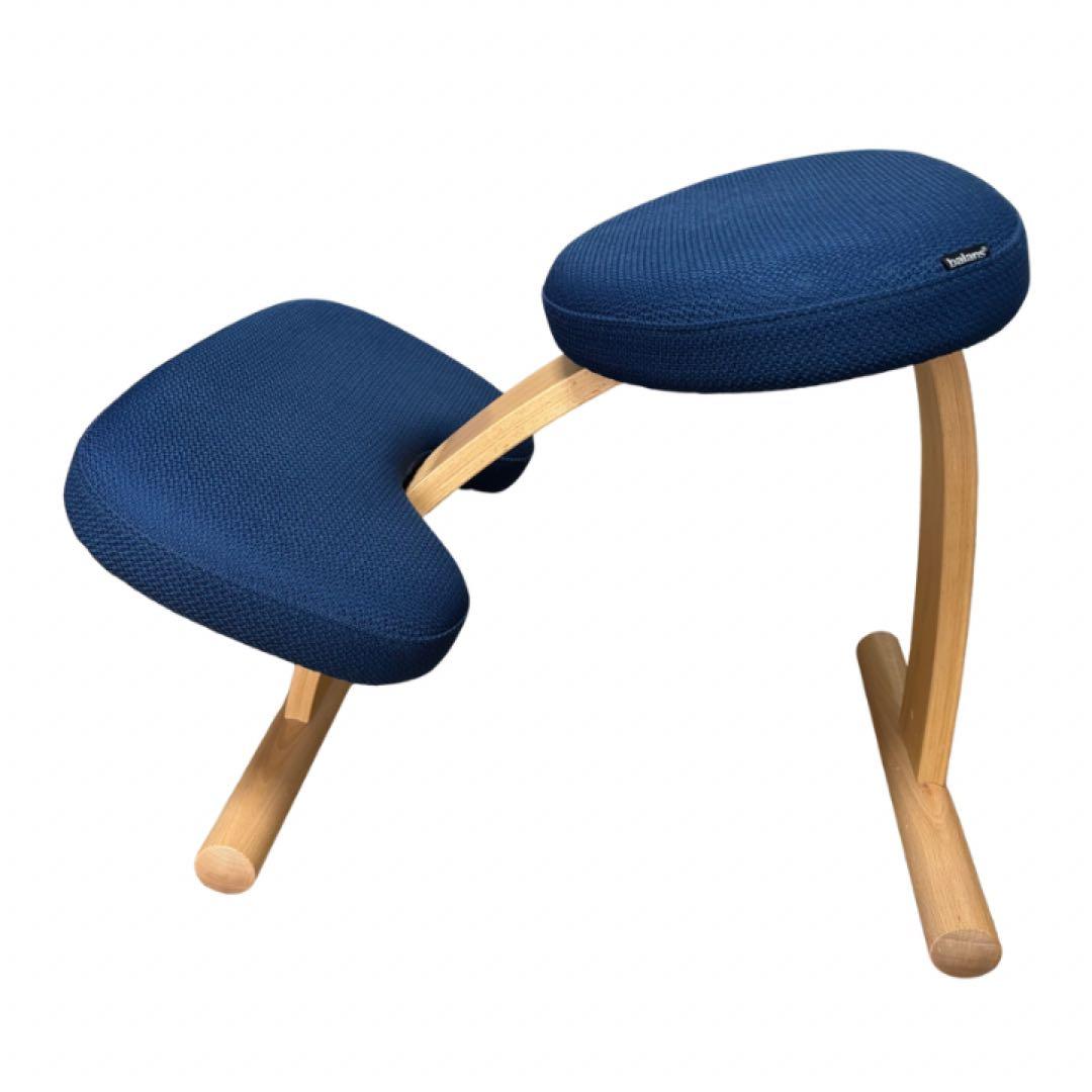 サカモトハウス　バランスラボ バランスチェア イージー 姿勢矯正イス ネイビー