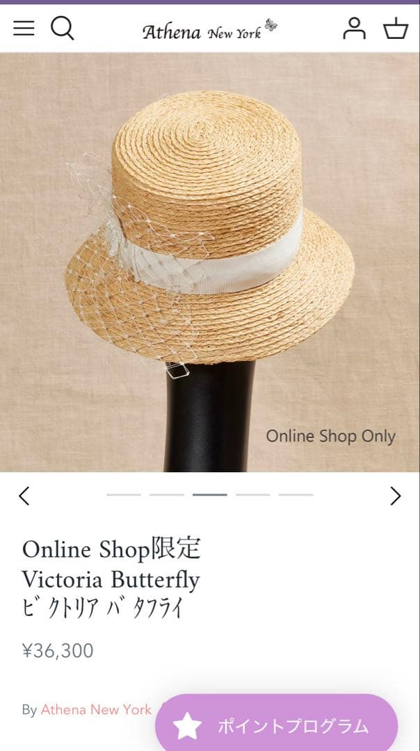 早い者勝ち‼️アシーナニューヨーク　Victoria Butterfly