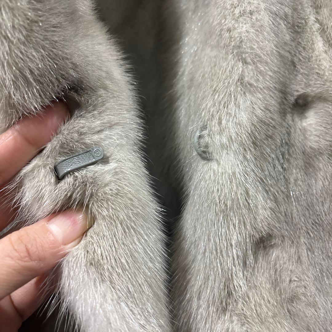 JOLIESSE/ミンクファー/ファーコート/13号/グレー