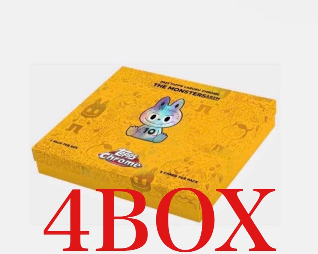 Topps Chrome 10周年記念ボックス ラブブ　4BOX