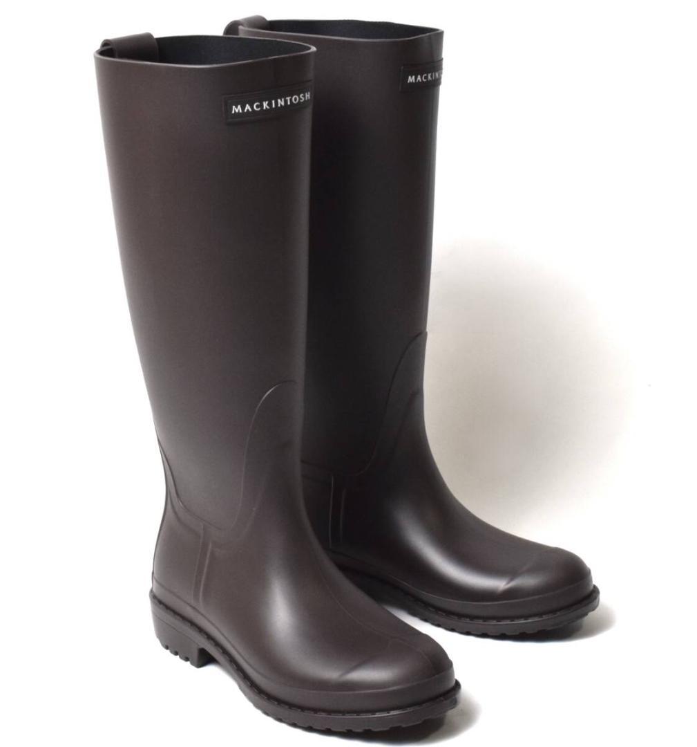 未使用 マッキントッシュ WISTON レインブーツ 36 長靴 ブラウン