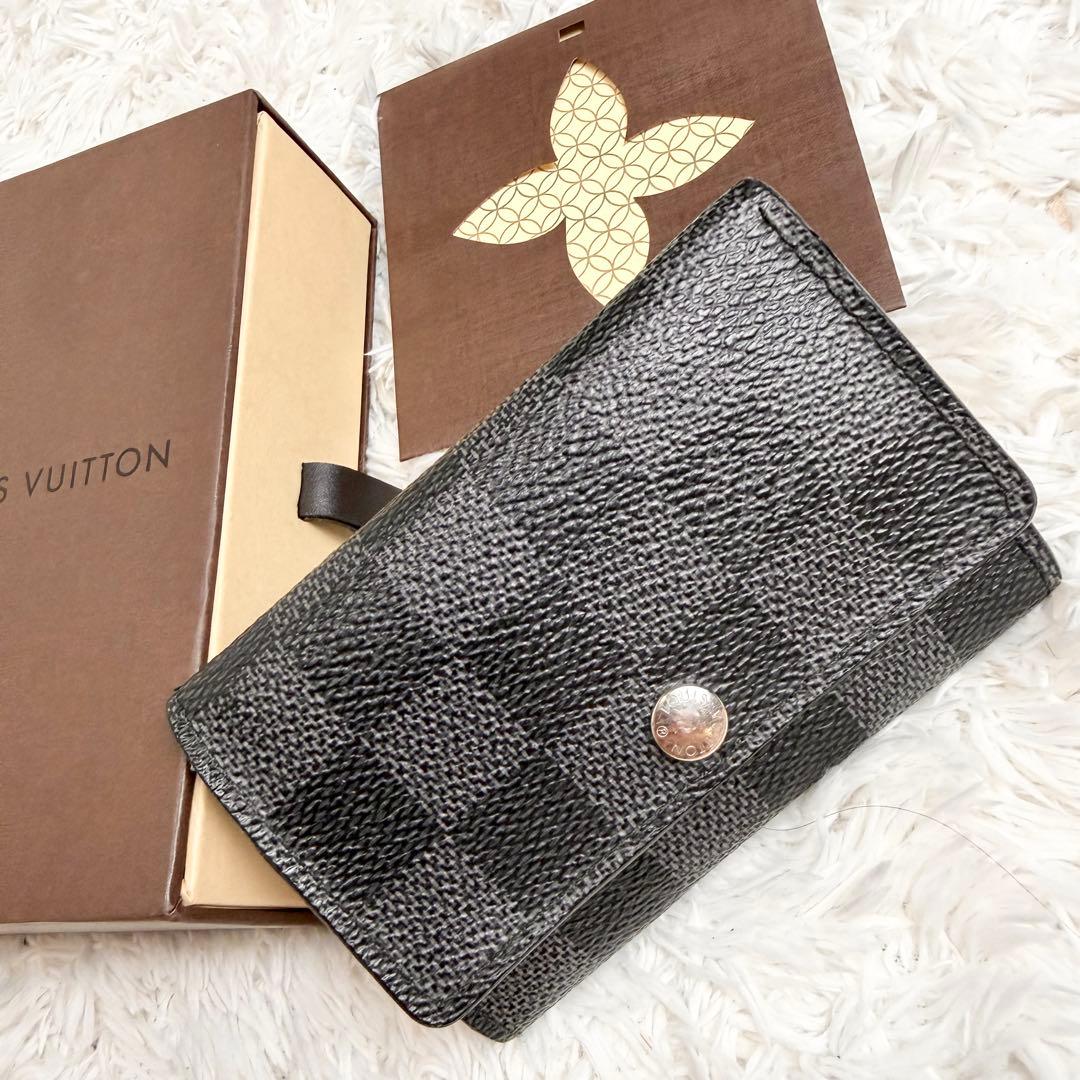 【付属品あり】ルイヴィトン 6連キーケース ダミエ グラフィット ミュルティクレ