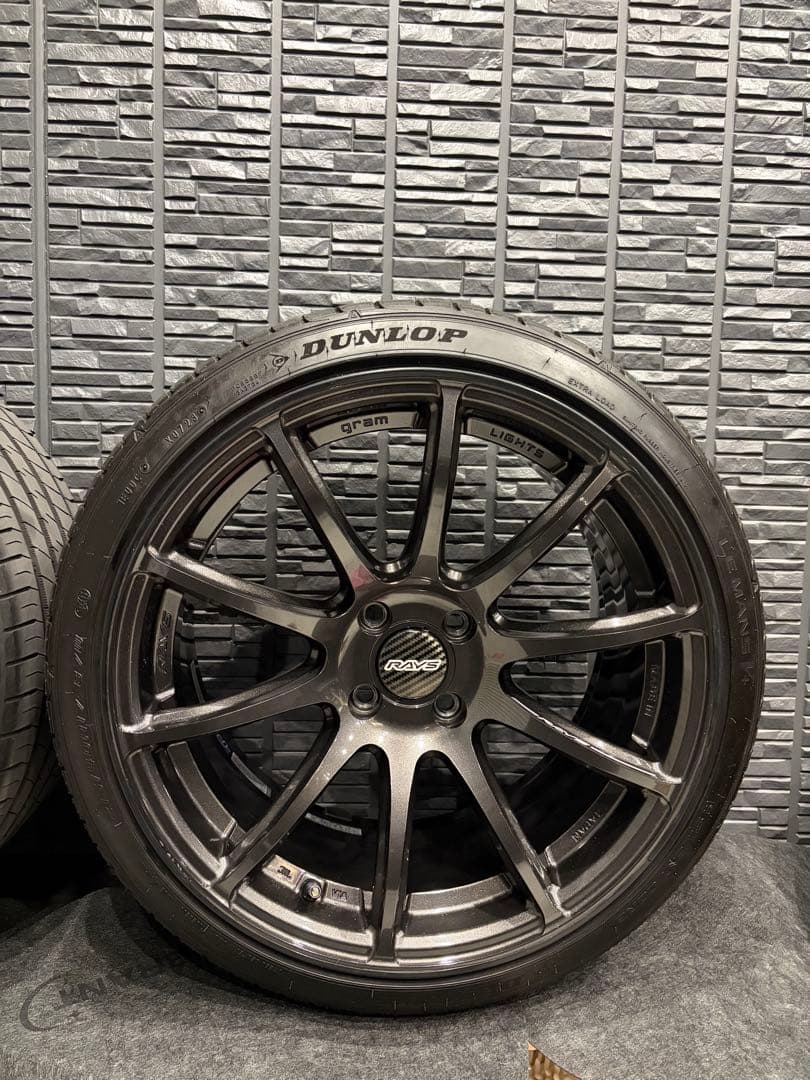 【超美品】NDロードスターRAYS 57トラセンド17インチ8.5j FACE2