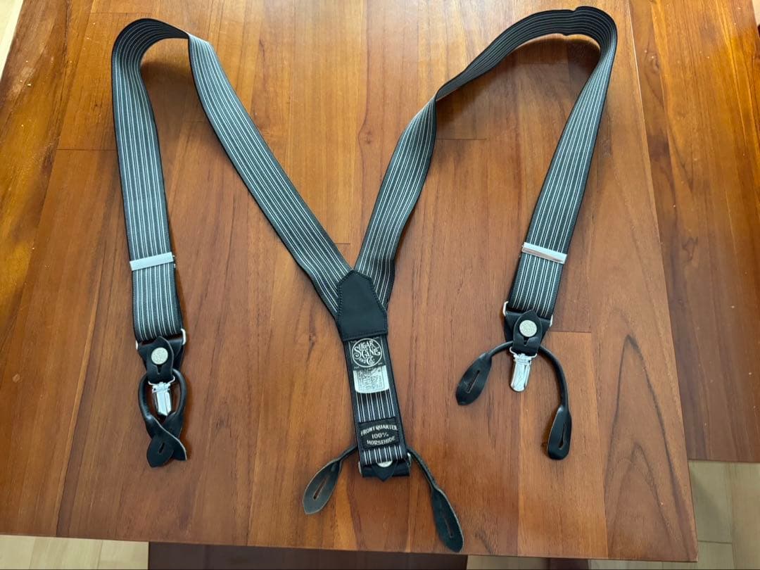 【値下げ中・美品です】シュガーケーン　サスペンダー