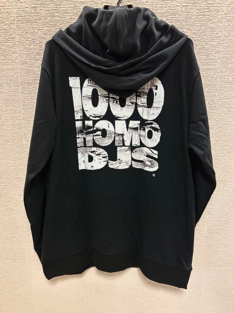 ミニストリー1000ホモDJs WAX ・T ZIP HOODIE 稀抄 XL
