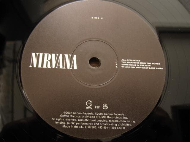 NIRVANA　ニルヴァーナ　2枚組　レコード　2002　オリジナル盤