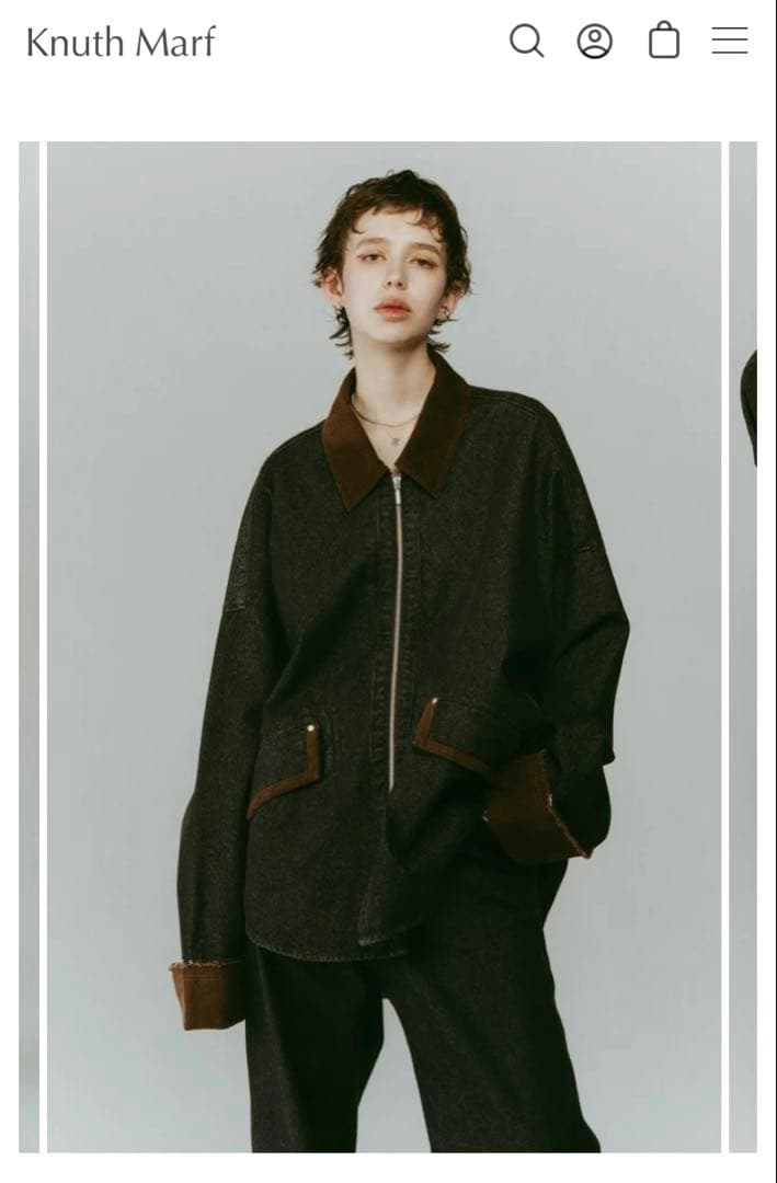 Knuth Marf ダークデニムジャケット