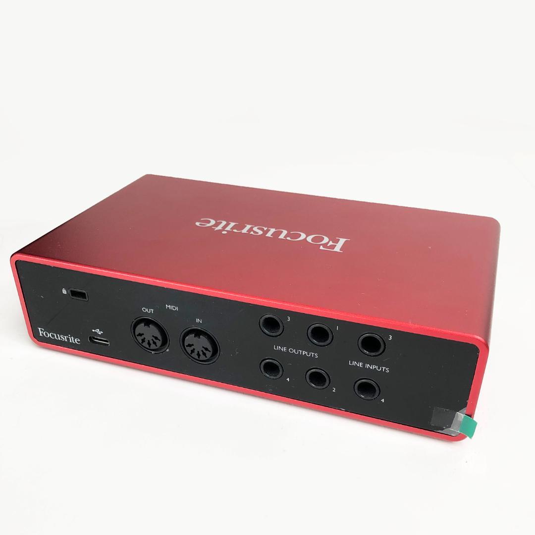 Focusrite★オーディオインターフェイスScarlett 4i4 gen3