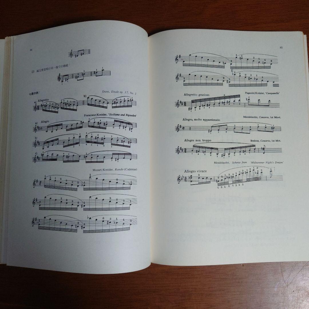 貴重な書籍　ヤンポリスキー著　バイオリン運指法