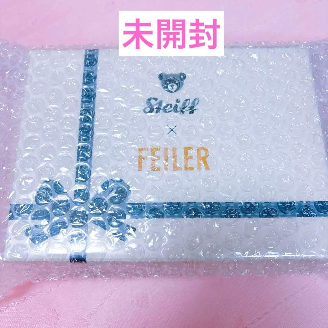 新品未開封★ シュタイフ　フェイラー★テディベア キーリングス　ハンカチ セット