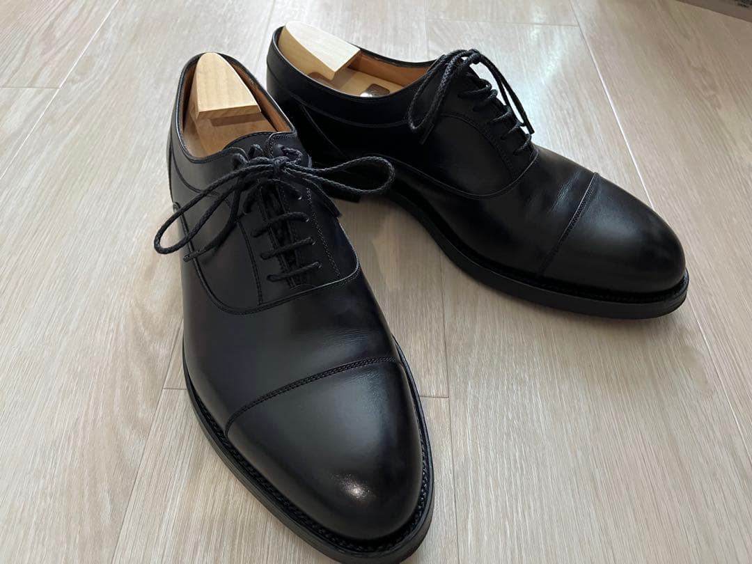 ジェイエムウエストン 330 ストレートチップ ブラック 6/E