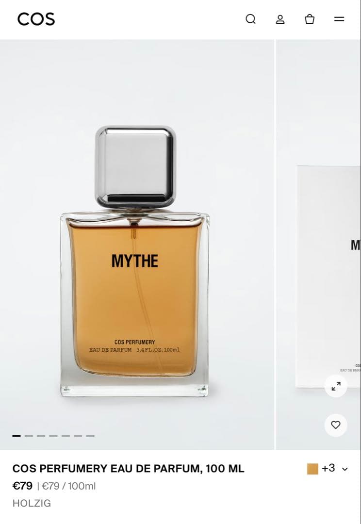 COS 香水 MYTHE オードパルファム 100ml 【日本未発売！】