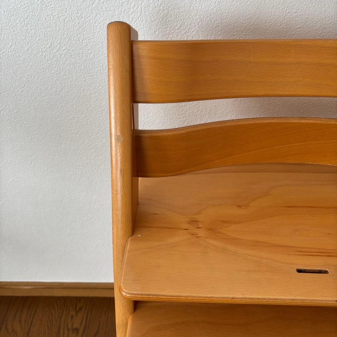 ストッケ　トリップ トラップ　ベビーチェア+ベビーセット　ナチュラル　S/N3②