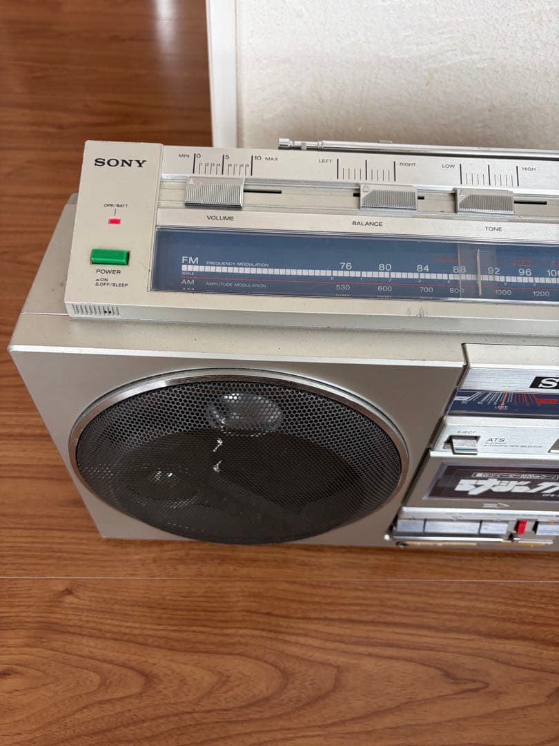 SONY エナジー77 ラジカセ 昭和レトロ ジャンク品 CFS-77