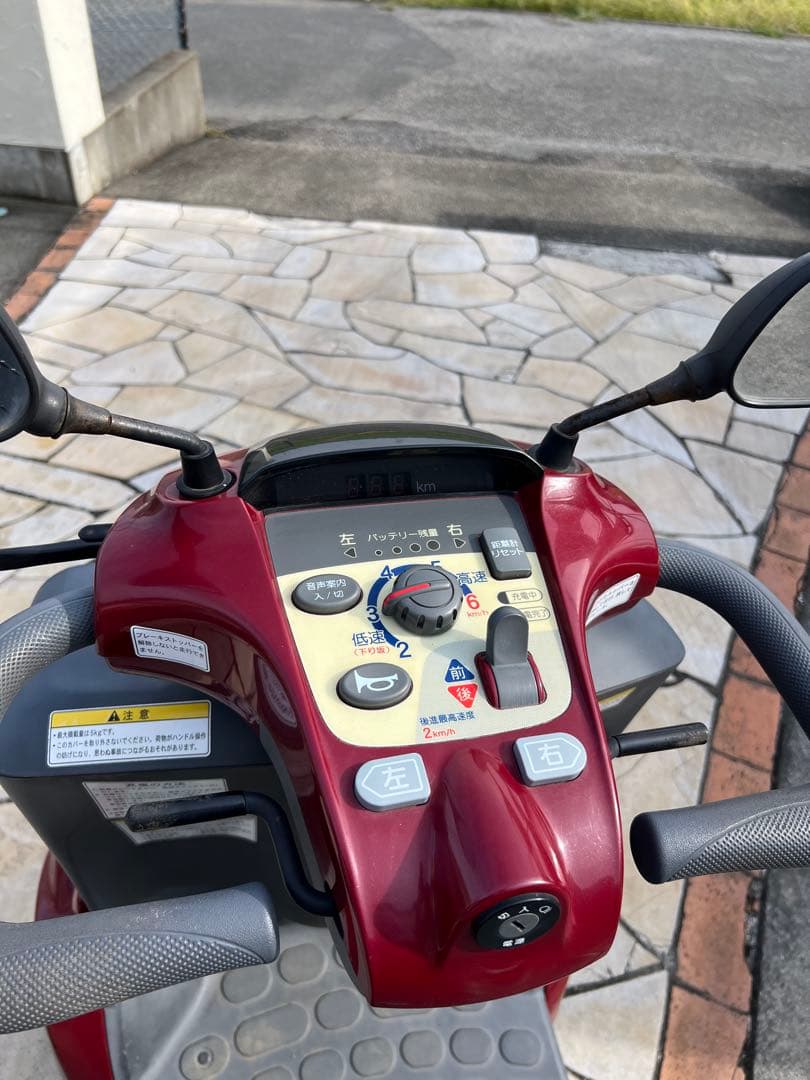 SUZUKI セニアカー　赤　埼玉比企郡　型式EF14D7 2014年製