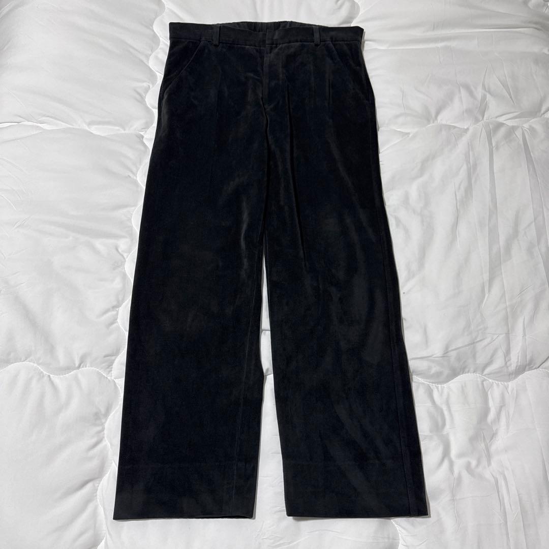 Giorgio Armani ノータックスラックス ピケ素材 イタリア製