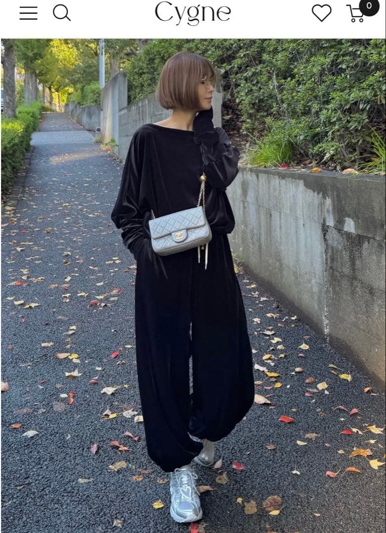 cygne シーニュ　完売　ベロアトップス gigi