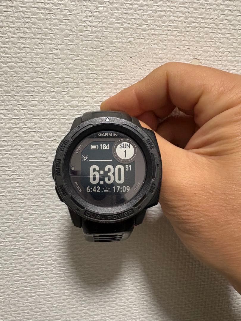 週末値下げ！　GARMIN INSTINCT DUAL POWER