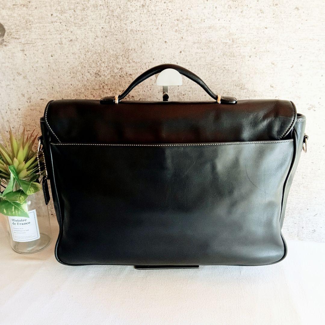 良品 コーチ 2way レザー ショルダー ハンドバッグ 鞄 レディース メンズ