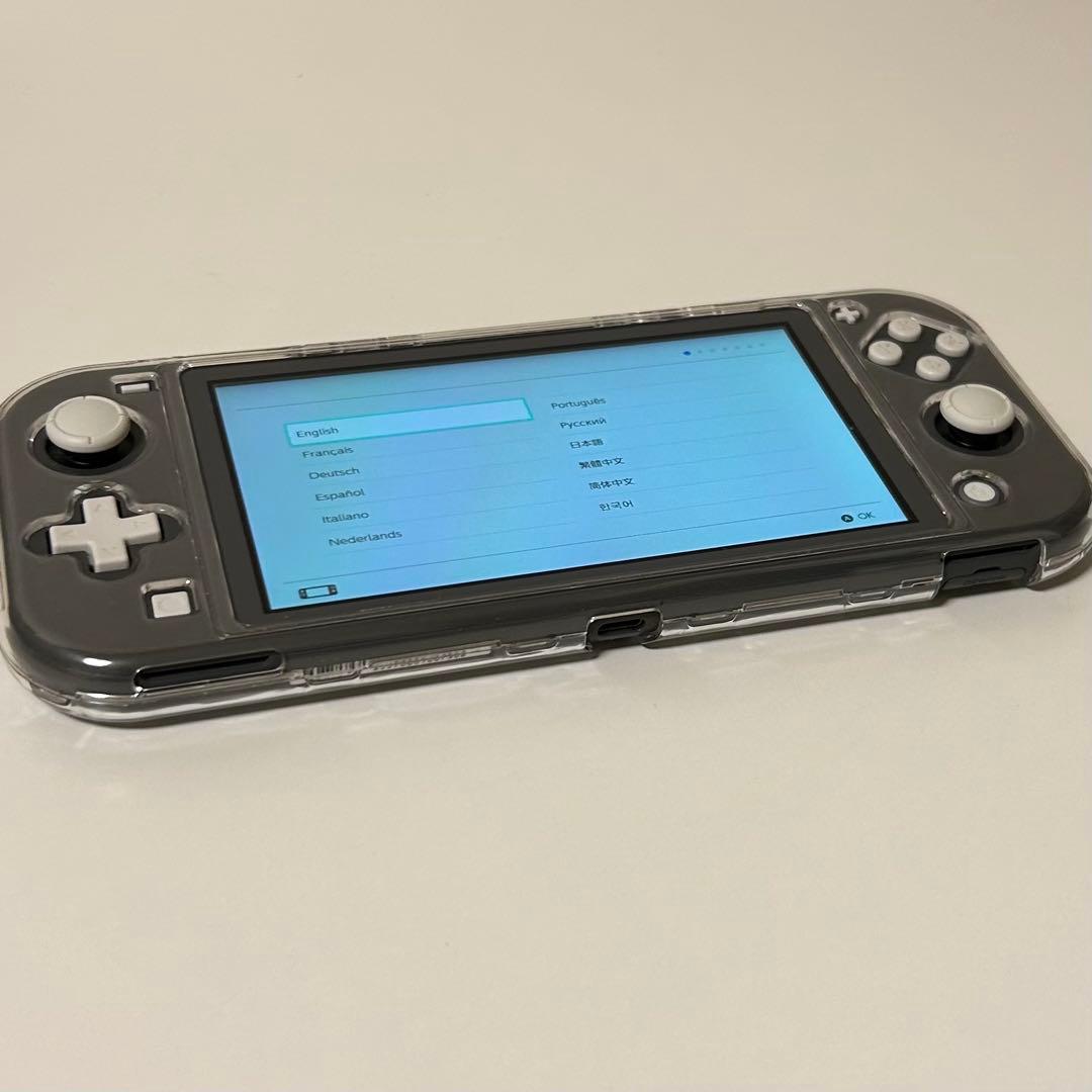 Switch Lite 本体　クリアハードケース付き　動作確認済み