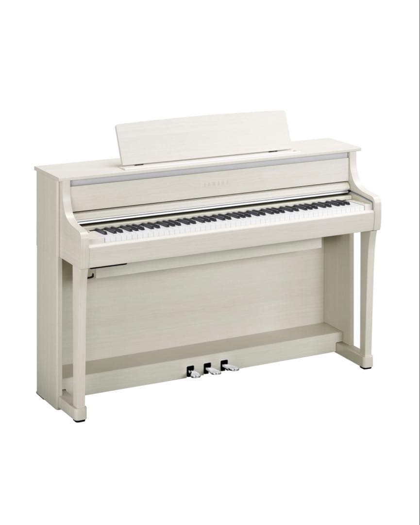 ほぼ未使用YAMAHA 2024年8月発売 ホワイト 電子ピアノ 椅子付き
