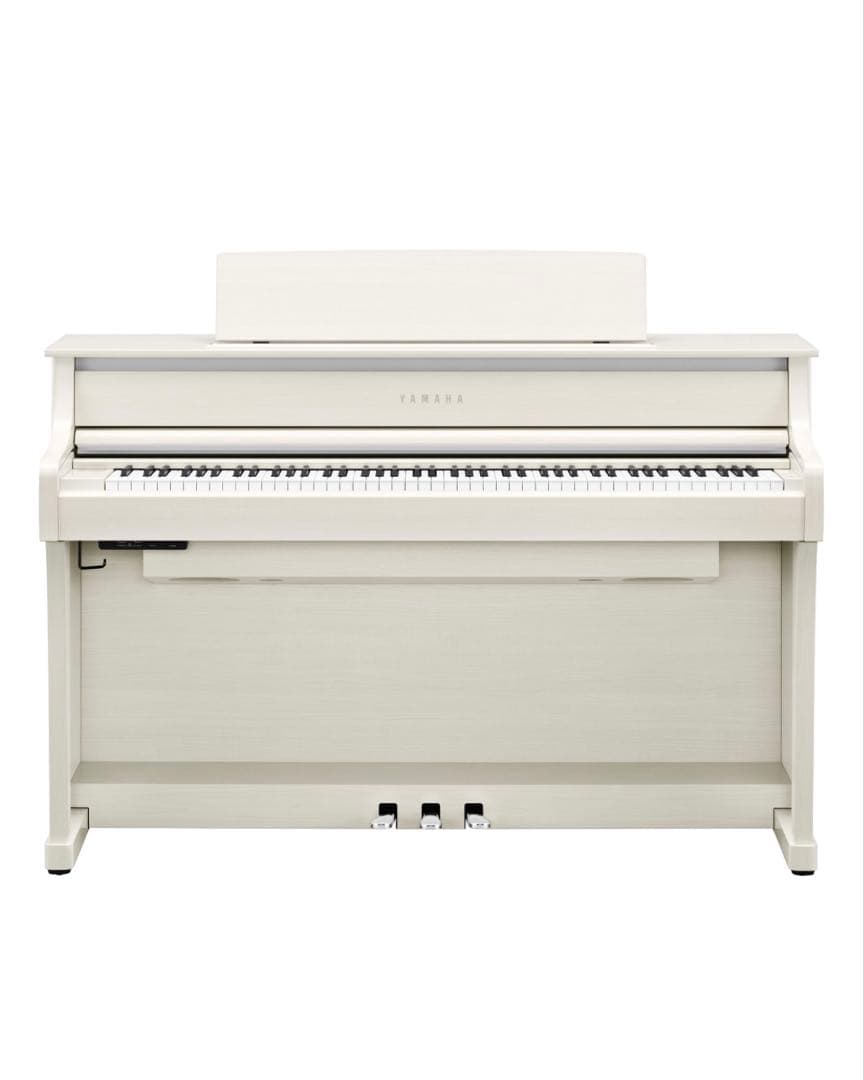 ほぼ未使用YAMAHA 2024年8月発売 ホワイト 電子ピアノ 椅子付き