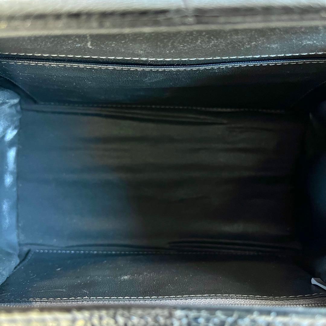 希少カラー オーストリッチ オーストレッグ シャイニング加工 ハンドバッグ 深緑