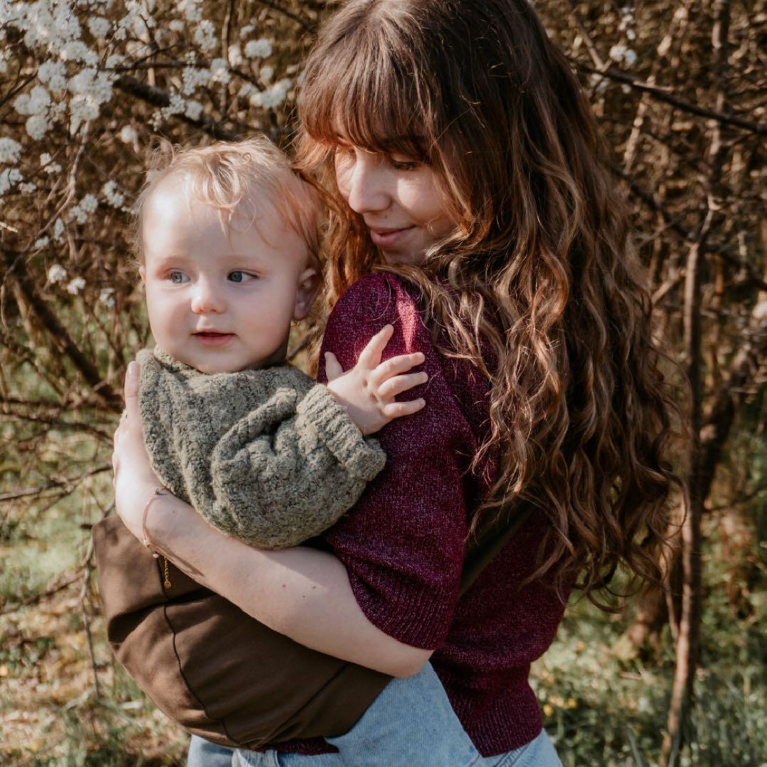 WILDRIDE スリング　coffee コーヒー　抱っこ紐　ピップシート