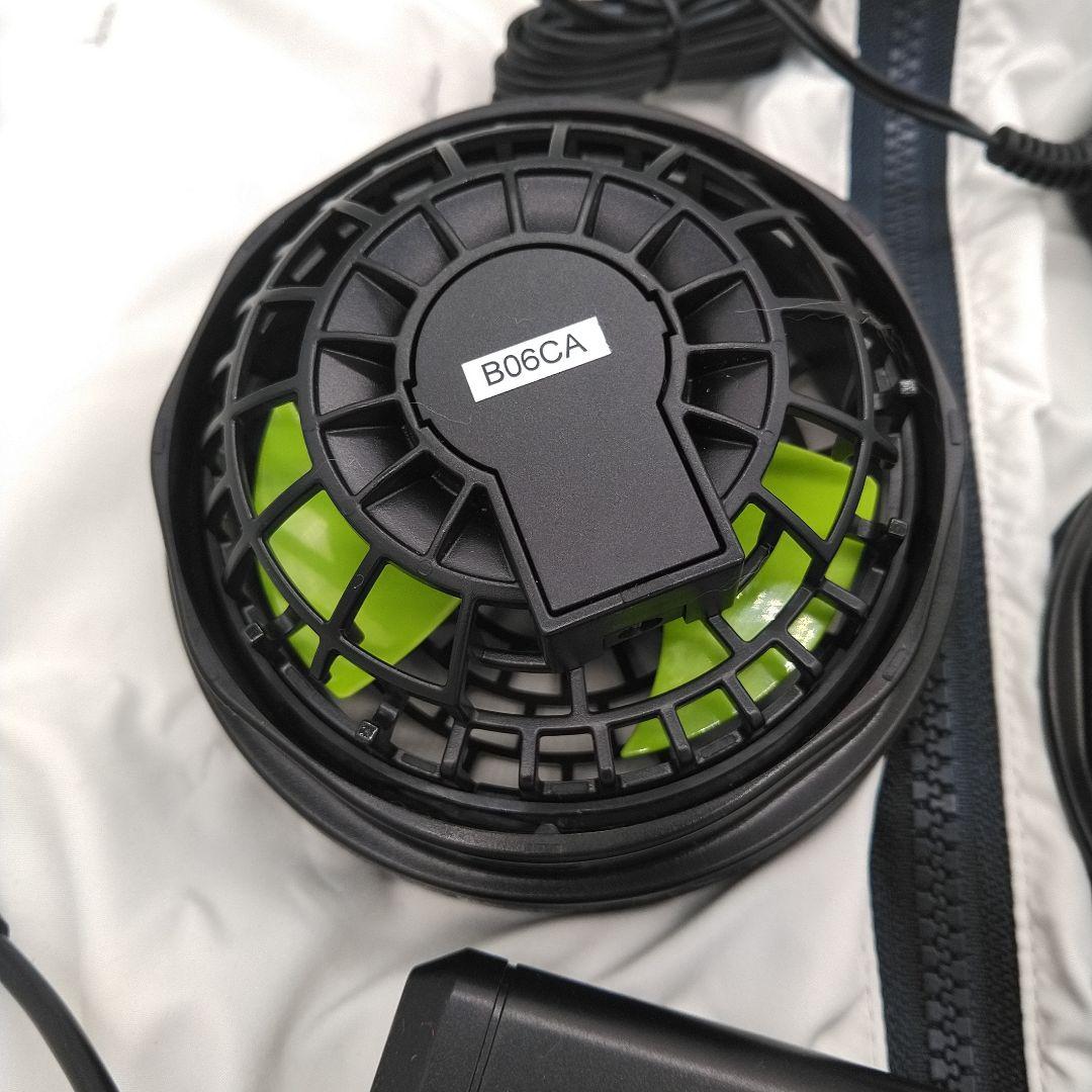 動作確認済　タジマ　空調服　風雅ベスト　熱中症　ハーネス　作業着　空調ファン　Ｌ