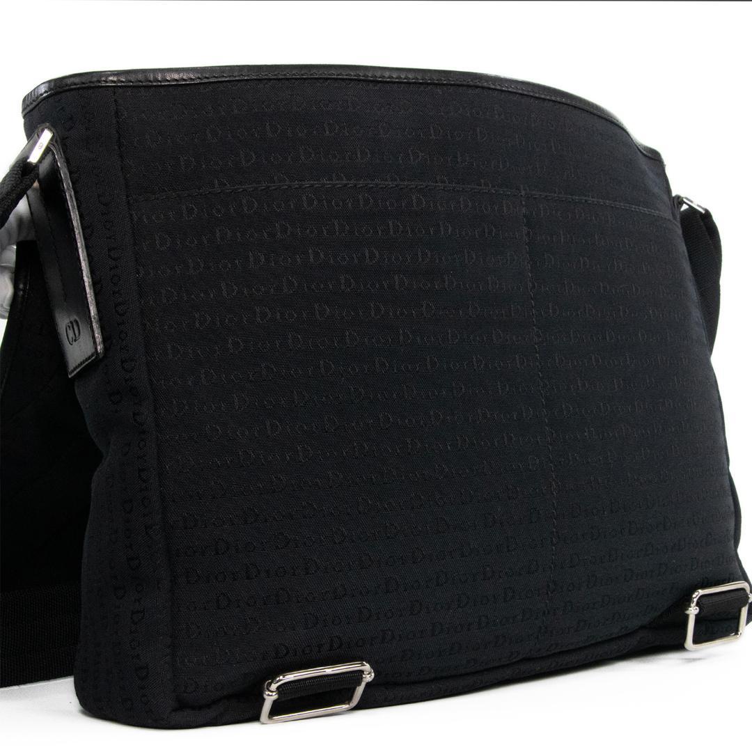 本物 ディオール オム メッセンジャーバッグ メンズ 黒 Y2K 斜め掛け ロゴ