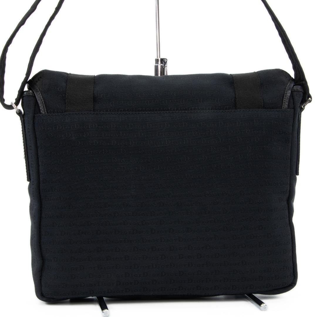 本物 ディオール オム メッセンジャーバッグ メンズ 黒 Y2K 斜め掛け ロゴ