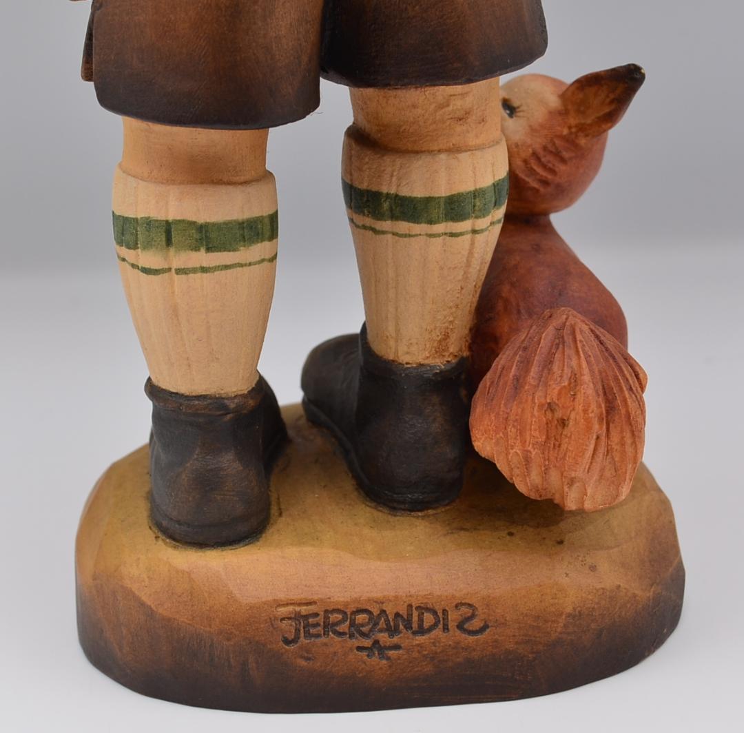 黄金の花　アンリ　ANRI　サラケイ　木彫り人形　イタリア　高さ27ｃｍ　レア