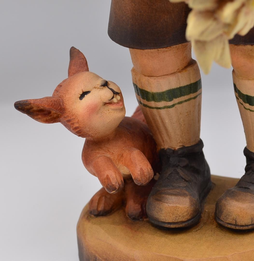 黄金の花　アンリ　ANRI　サラケイ　木彫り人形　イタリア　高さ27ｃｍ　レア