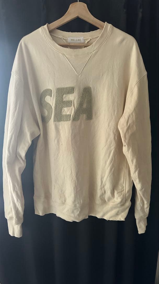 SEA WIND AND ロゴ トレーナー