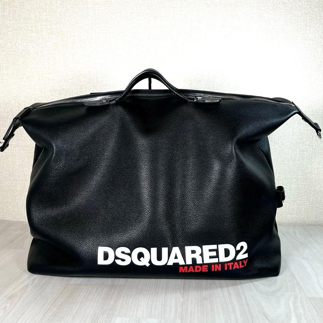 【未使用級】ディースクエアード　2WAYボストンバッグ　現行　近年モデル　大容量