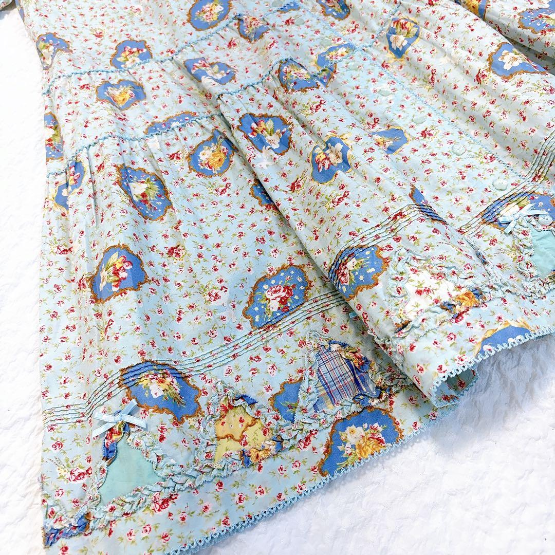 極美品✨PINKHOUSE フェリーチェチュニック　ピコフリル　ワンピース