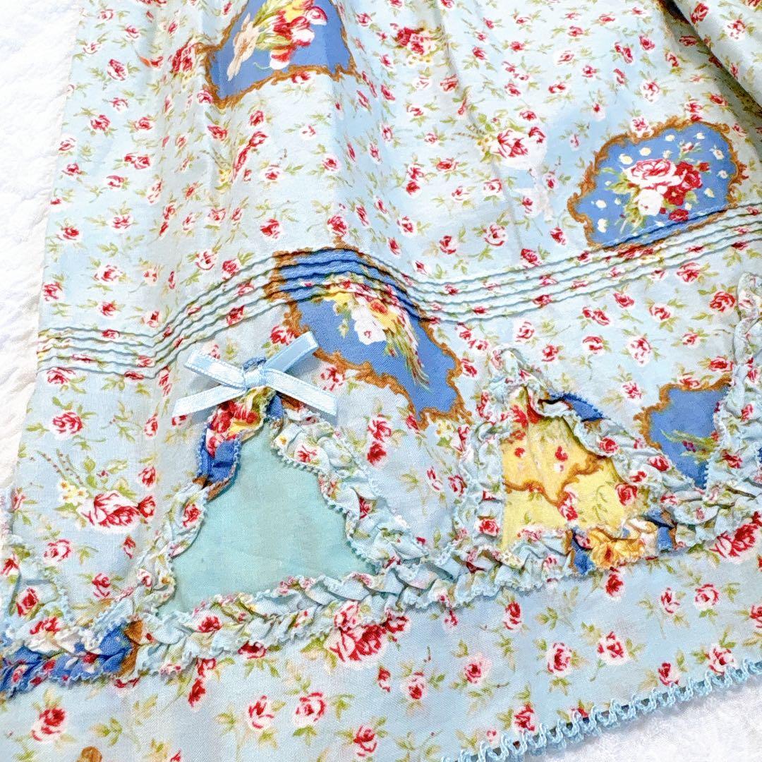 極美品✨PINKHOUSE フェリーチェチュニック　ピコフリル　ワンピース