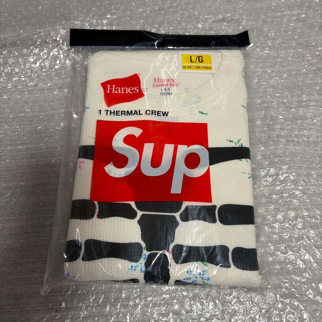 Supreme®/Hanes® Bones Thermal Crew サイズL