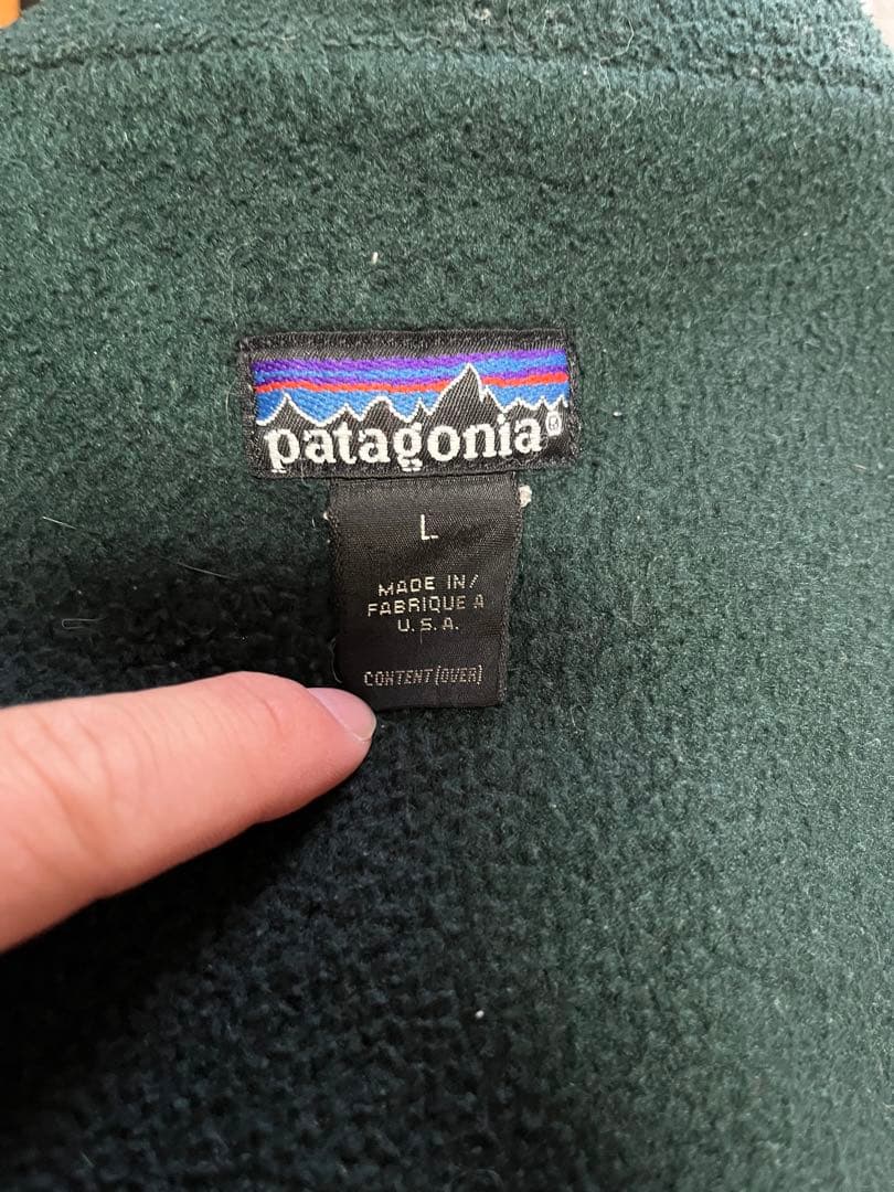 り*く様 美品 L 1993年 パタゴニア シェルドシンチラ ライ×ハンター　U