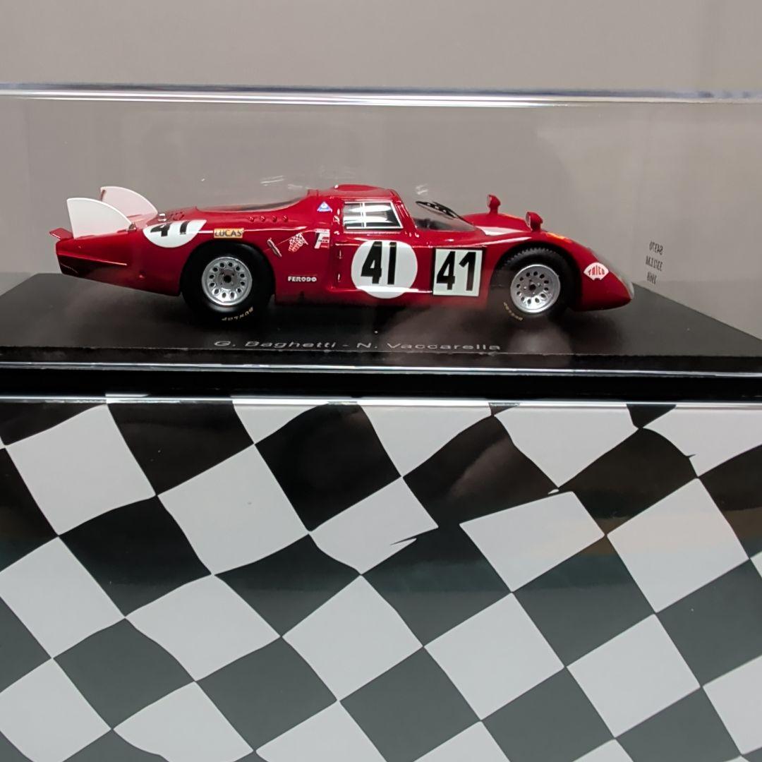 【未開封美品】1/43 スパーク アルファロメオ 33/2 LM 1968