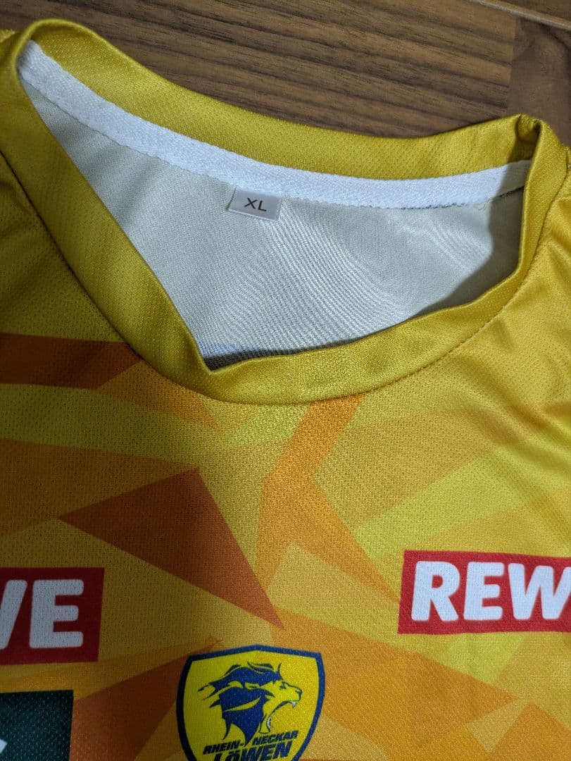 ☆海外リーグ　ユニフォーム　ゲームシャツ　tシャツ　ジャージ　ウェア　イエロー