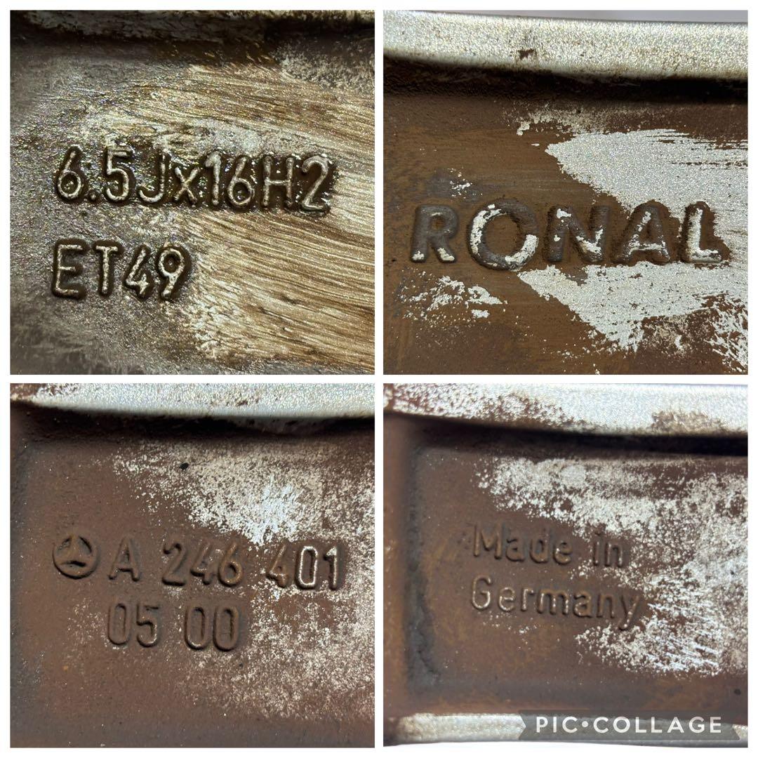 ベンツ Bクラス W246 純正 16インチ スタッドレスタイヤ付き4本セット