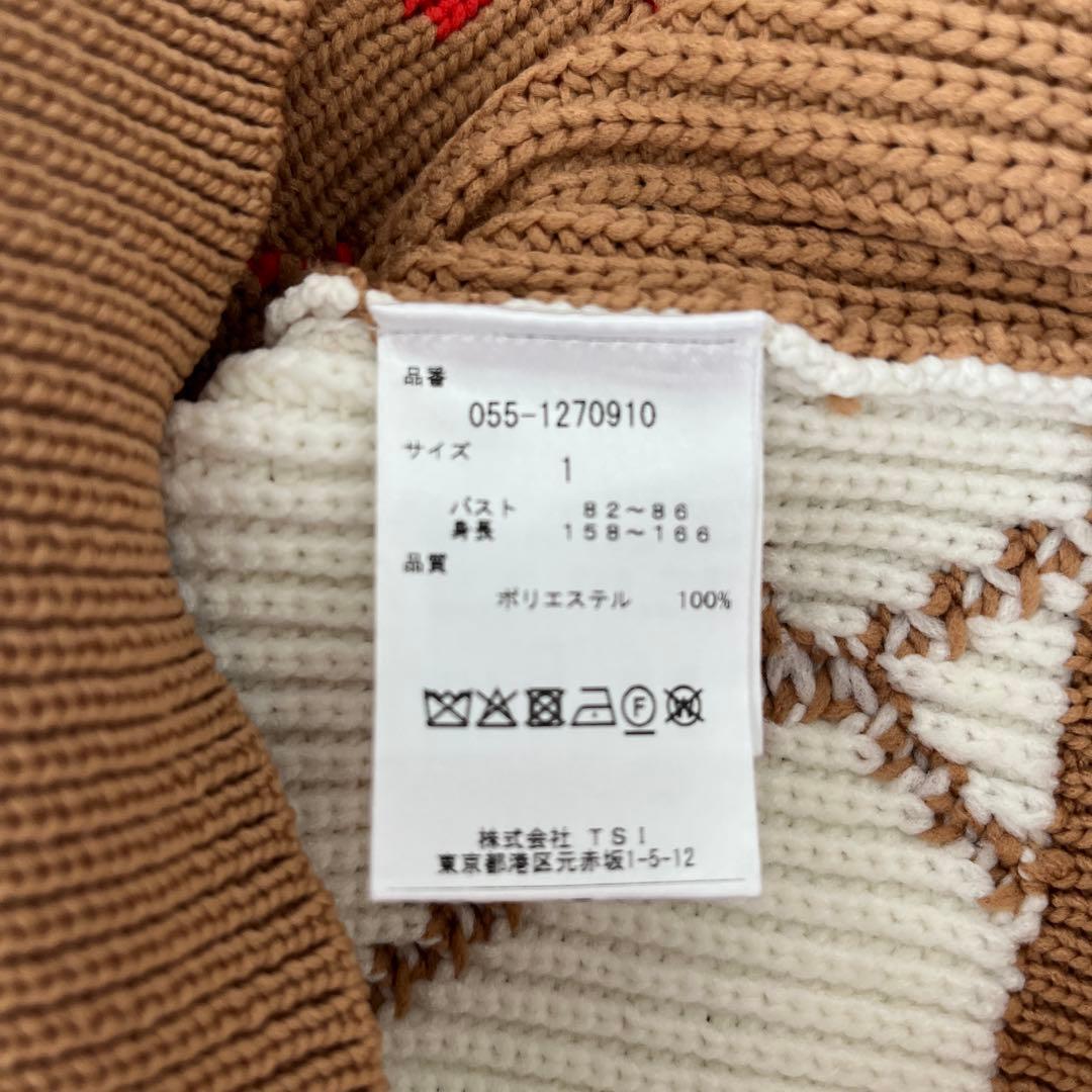 パーリーゲイツ ダイヤモンドパターン セーター